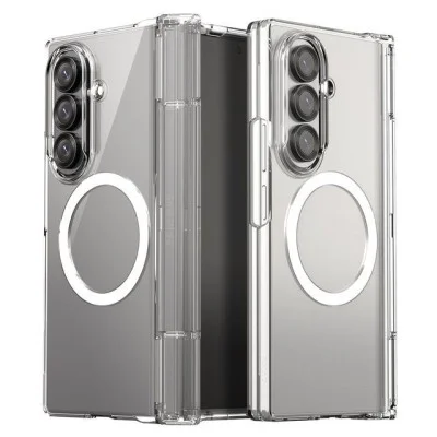 Araree Nukin 360 Magsafe Case With Hinge Protection For Samsung Galaxy Z Fold 7 - Clear